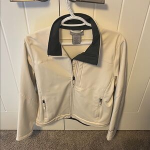 Free Country Women's Beige Jacket with charcoal Trim